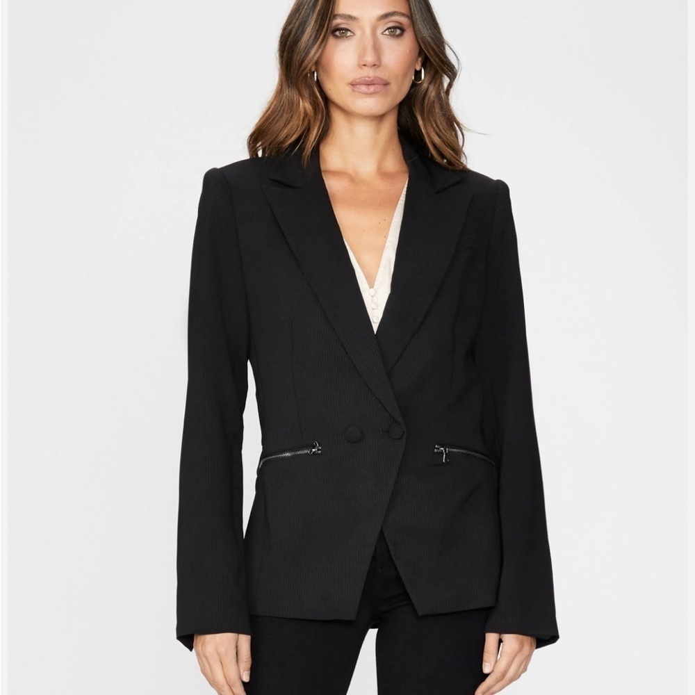 PAIGE Classic Black Suit Jacket